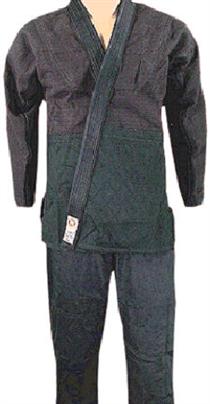 Gold Weave Black Jiu Jitsu Kimono